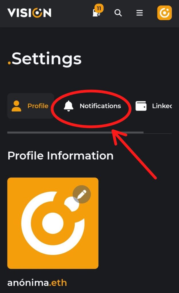 Como activar las notificaciones telegram en ens vision