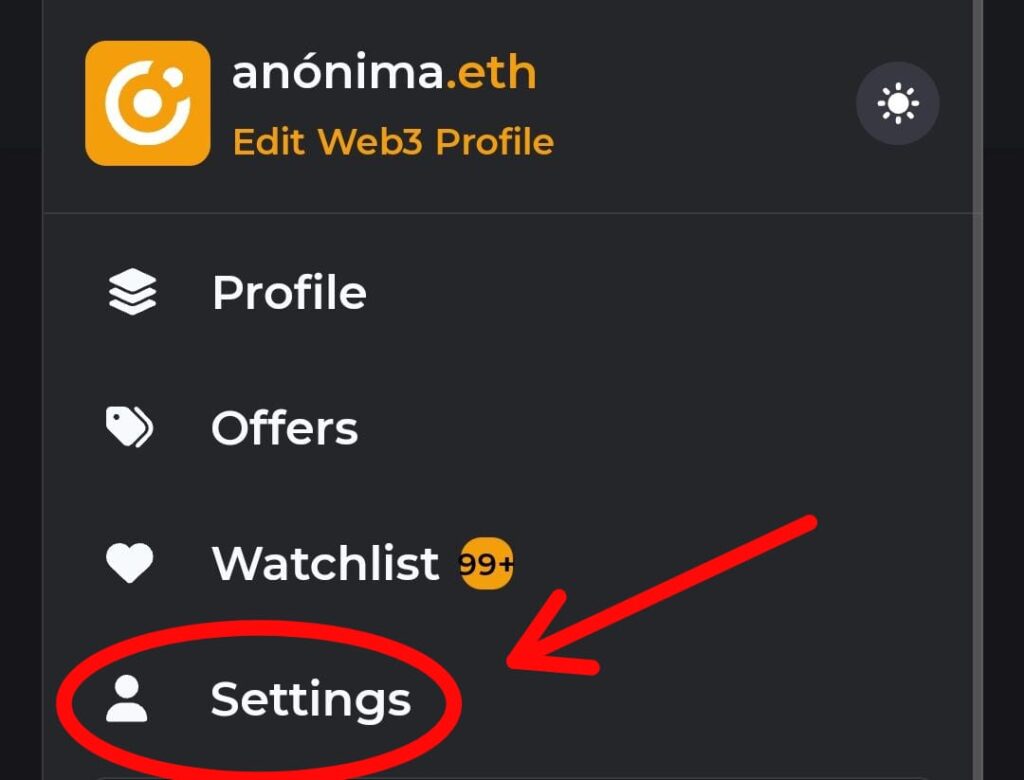 tutorial ens vision telegram perfil